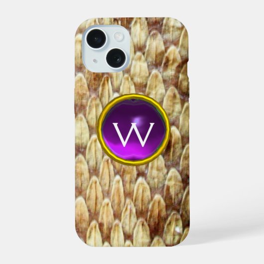 CROTALUS GEMME VIOLETTE MONOGRAMME (Verso)