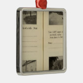 Croton Ossining Dobbs Ferry Metalen Ornament (Rechts)