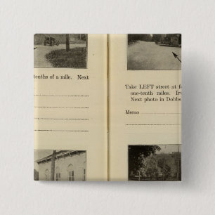 Croton Ossining Dobbs Ferry Vierkante Button 5,1 Cm