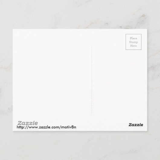 Crouching Tiger inspirerend postkaart (Achterkant)