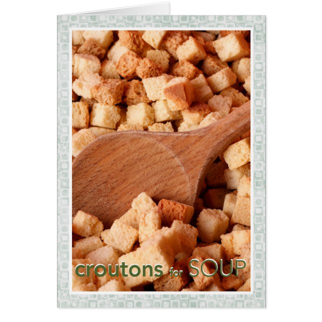 Crountons voor soep (Voorkant)