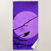 Crow and the Amethyst Moon Strandlaken (Voorkant)
