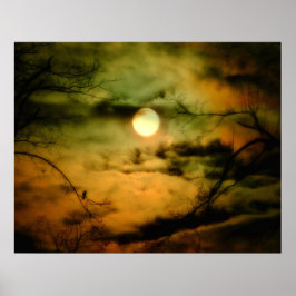 Crow and the Ominous Sky Poster