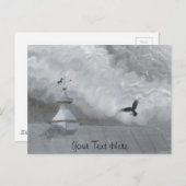 Crow and Weather Vane Briefkaart (Voorkant / Achterkant)