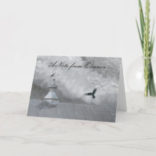 Crow and Weather Vane Notitiekaartje