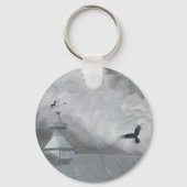 Crow and Weather Vane Sleutelhanger (Achterkant)