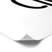 Crow Bar Funny Music Bird Pun Poster (Hoek)