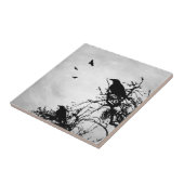 Crow Bird Design 43 Tegeltje (Zijkant)