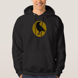 Crow Birds Sunset Bird Silhouette Hoodie