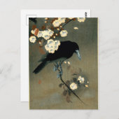 Crow & Blossom van Ohara Koson (1910) Briefkaart (Voorkant / Achterkant)