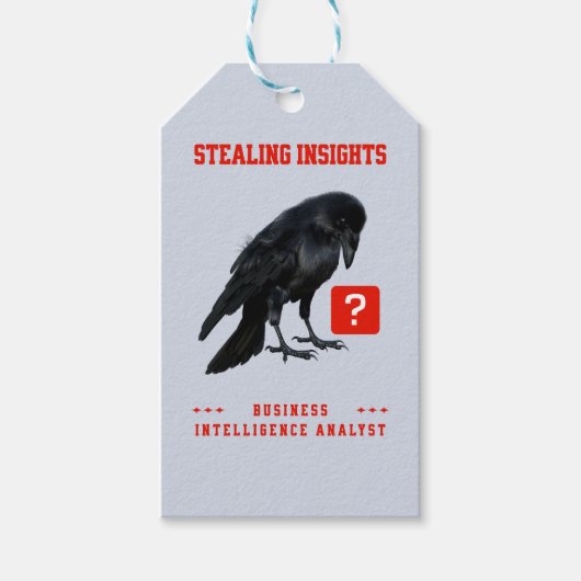 Crow Business Intelligence Analist Cadeaulabel (Voorkant)