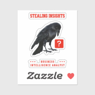Crow Business Intelligence Analist Sticker