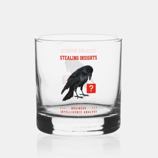 Crow Business Intelligence Analist Whisky Glas (Voorkant)