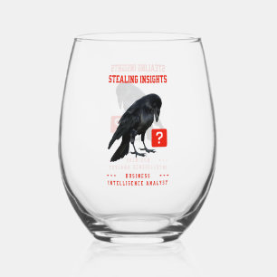 Crow Business Intelligence Analist Wijnglas Zonder Voet