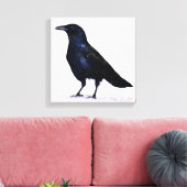 Crow Canvas Afdruk (Insitu (Woonkamer))