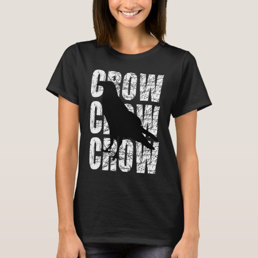 Crow Clever Raven Crow Blackbird T-shirt (Voorkant)