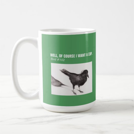 CROW Coffee Mug 15 oz. (Gauche)