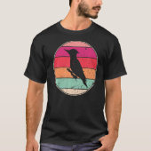 Crow Cool Crow Schattige Vogeldier 70s 80s T-shirt (Voorkant)