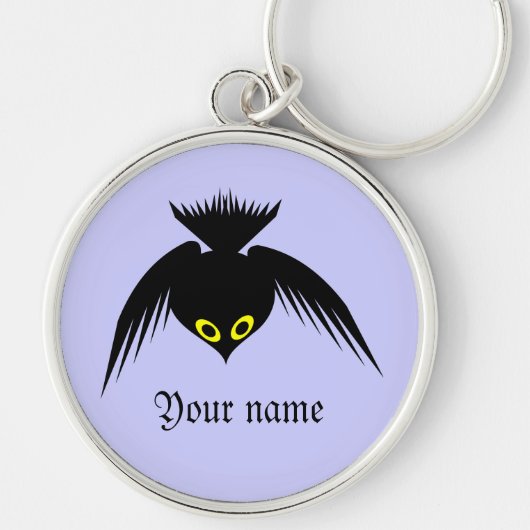 Crow Custom name Sleutelhanger (Voorkant)