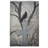 Crow Dans Un Calendrier De Lumière Gothique (Feb 2027)