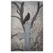 Crow Dans Un Calendrier De Lumière Gothique (Feb 2026)