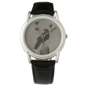 Crow en Friends Horloge