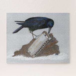 Crow en Harmonica Legpuzzel