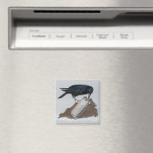 Crow en Harmonica Magneet (Insitu (Vaatwasser))