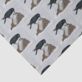 Crow en Harmonica Tissuepapier (Detail)