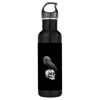 Crow, F-Caw-F Funny Bird Moon Gothic Adult Humor C Waterfles