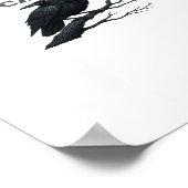 Crow F-Caw-F Funny Gothic Moon Bird Novelty Adult Poster (Hoek)