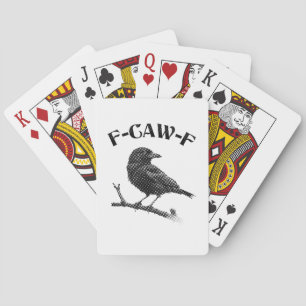 Crow F-CAW-F Halloween Pokerkaarten
