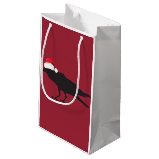 Crow Gift Bag Klein Cadeauzakje (Achterkant Gekanteld)