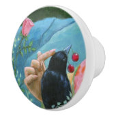 Crow Gifts Ceramic Knob Keramische Knop (Rechts)