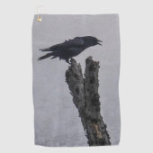 Crow Golfhanddoek (Voorkant)
