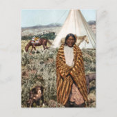 Crow Indian 1902 Briefkaart (Voorkant)