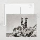Crow Indians On Cliff, 1905 Briefkaart (Voorkant / Achterkant)