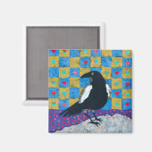 Crow Love Magneet (Voorkant / Achterkant)