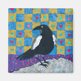 Crow Love Magneet