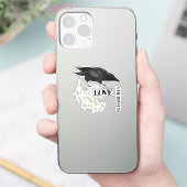 Crow love sticker (Telefoon)