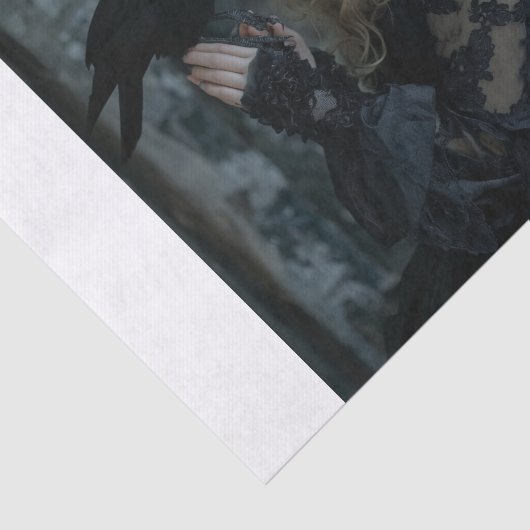 Crow Lyfe1 Tissuepapier (Detail)