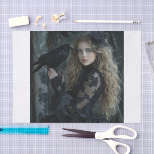 Crow Lyfe1 Tissuepapier (Craft)