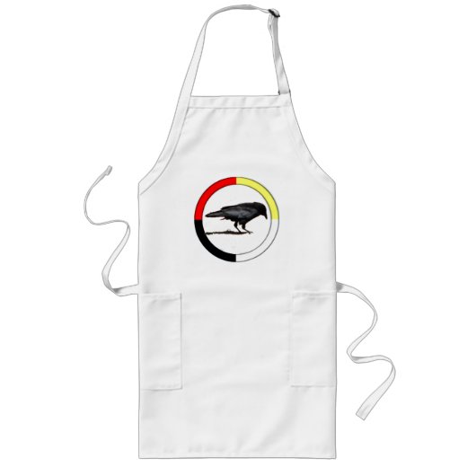 Crow medicine apron lang schort (Voorkant)