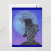 Crow Moon Briefkaart (Voorkant / Achterkant)