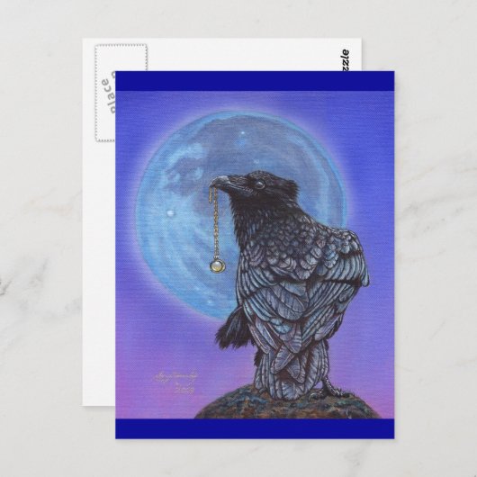 Crow Moon Briefkaart (Voorkant / Achterkant)