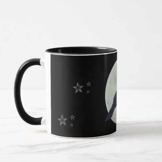 Crow, Moon en Stars Mok (Links)
