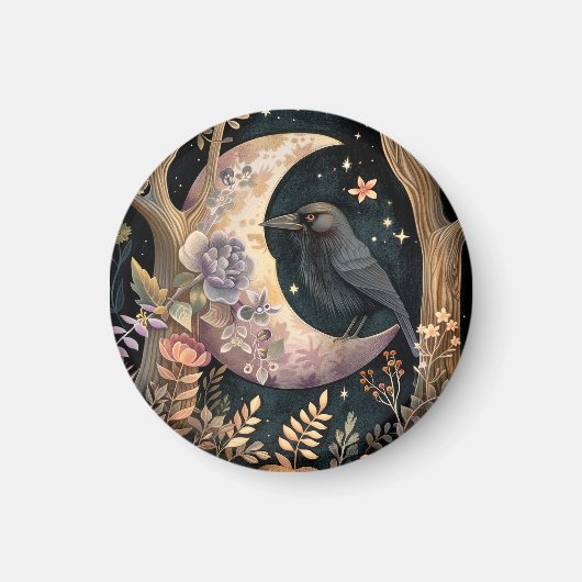 Crow Moon Magnet Magneet (Voorkant)