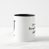 Crow Mug à café à deux tons (Centre)