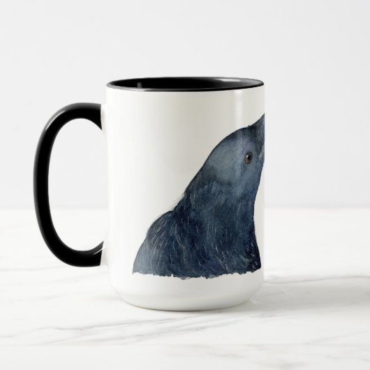Crow Mug with Personalization Mok (Links)