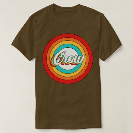 Crow Naam Shirt Crow Circle (Design voorkant)